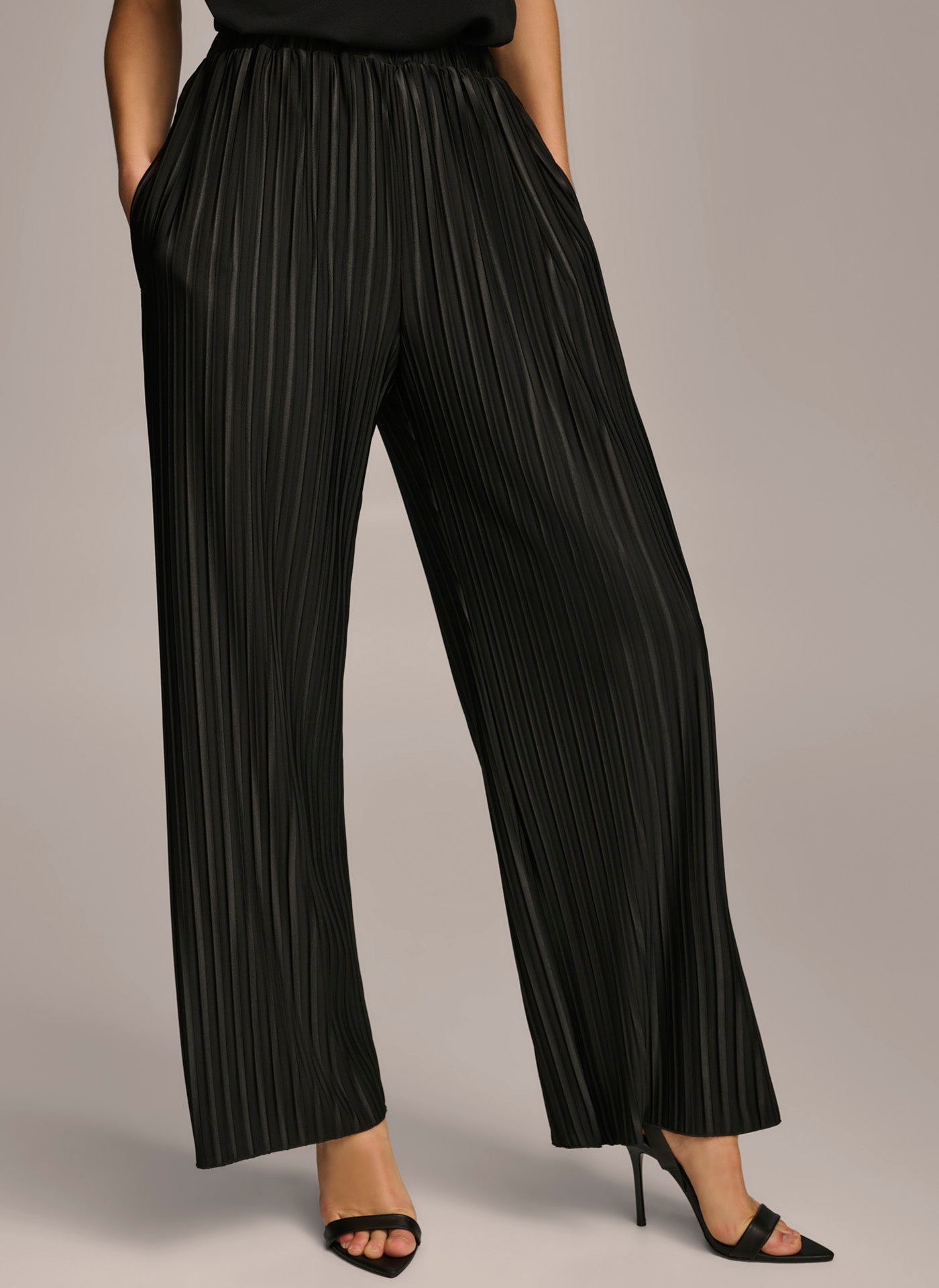 (image for) SUPERB PLEATED PULL ON PANT